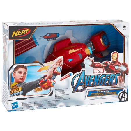 NERF Power Moves Marvel Avengers Iron Man Rękawica